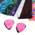 DIY Guitar Pick Punch Sheets Musicians Celluloid Guitar Pick Strips Three Thickness By 0.46/0.71/0.96cm Random Color. 