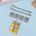 Bicycle Tire Repair Kit Bicycle Inner Tube Puncture Patch Rubber Patch Glue Lever Sealant Bike Inner Tube Repair Tool LUKE. 