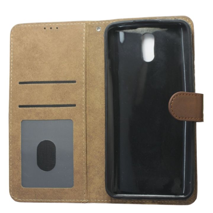 Redmi 8A Dual Premium Leather Design Flip Foldable Case Cover