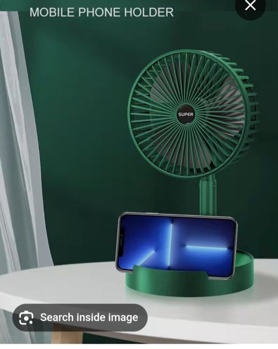 Table Mini Foldable Fan – 3-Speed Portable Desk Fan for Study & Office ...