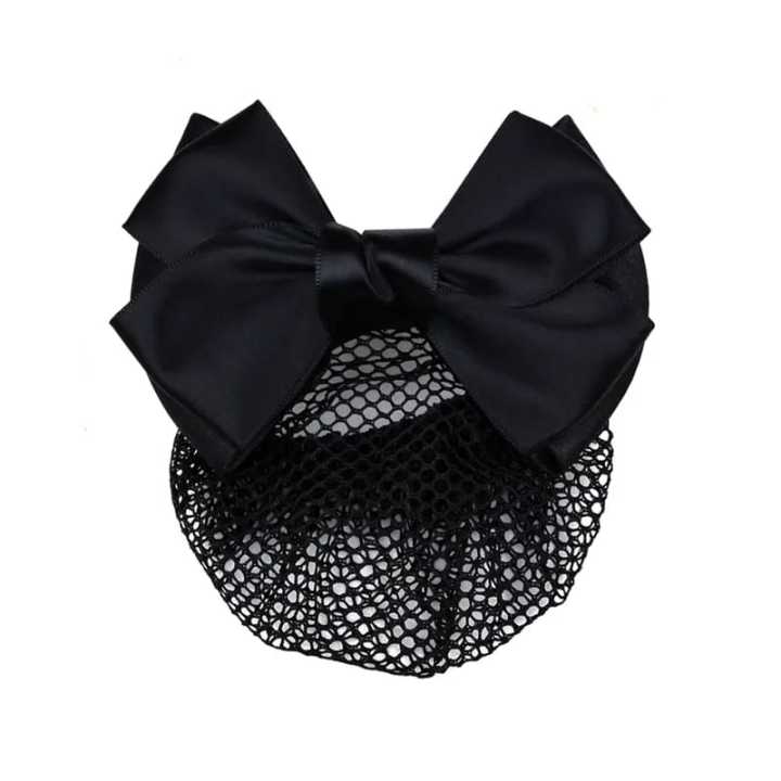 Trendy%20Bow%20Barrette%20Hair%20Clip%20Cover%20Bowknot%20Net%20Bun%20Snood%20Hairpin%20Hair%20Accessories%20-%20Image%202
