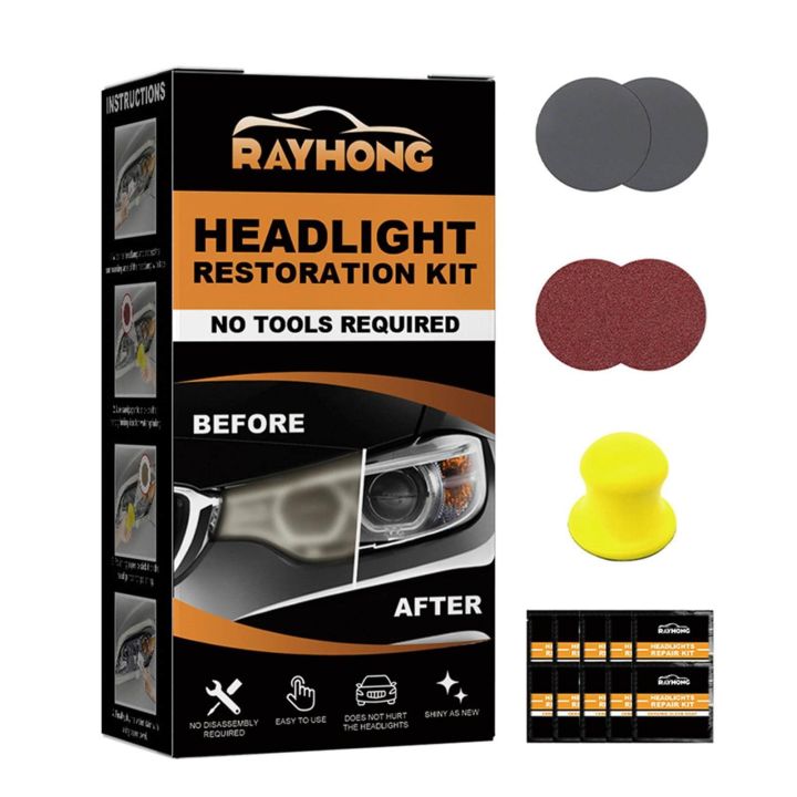 Rayhong%20Headlight%20Restoration%20Kit%20100ml%20%7C%7C%20Rayhong%20Headlight%20Restoration%20for%20your%20vechile%20Kit%20100ml%20%7C%7C%20Headlight%20Cleaner%20And%20Restorer%20Kit%20-%20Car%20Headlight%20Restoration%20Polishing%20Tool%20-%20Headlights%20Polish%20Restore%20Kit%20No%20Power%20Tools%20Required%20for%20Car%20Headlights%20-%20Image%207