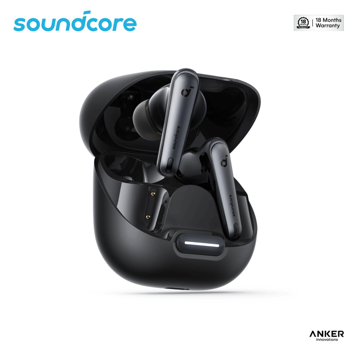 Soundcore  Liberty 4 NC Noise Cancelling Earbuds, 98.5% Noise Reduction, Adaptive Noise Cancelling to Ears and Environment, Hi-Res Sound, 50H Battery, Wireless Charging, Bluetooth 5.3