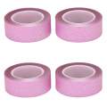 4 Pcs 10M Glitter Washi Tape Stick Self Adhesive Decorative Craft DIY Paper Pink. 