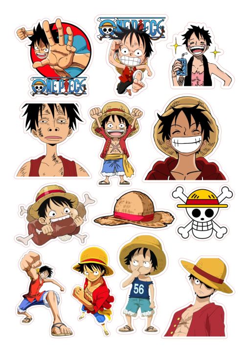 Luffy%20Sticker%20Set-%2013%20pcs%20%7C%20Sticker%20Pack%20for%20Laptop%20%7C%20Decalsnation%20-%20Image%205
