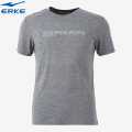 ERKE Crew Neck T-shirt L.Heather Grey For Men 11222291185-027. 