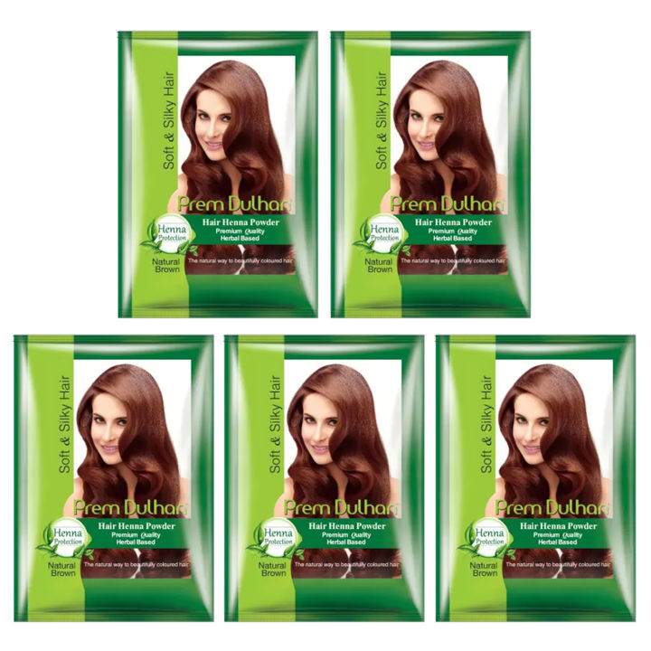 Prem%20Dulhan%20Mehendi%20Hair%20Henna%2050%20gm%20(Pack%20of%205)%20-%20Image%202