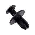 Set of 20 Pcs 7mm Hole Plastic Push Screw Rivet Fairing Panel Fixings Clips + 100 Pcs Car Fender Push In Type Plastic Rivets Fastener Black 15 X 13 X 6mm. 
