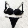 Difutagui Women's Thong Women's Panties Underwear Solid Color Thong Hot Selling Women's Underwear Rhinestone Letter Pattern Underwear. 