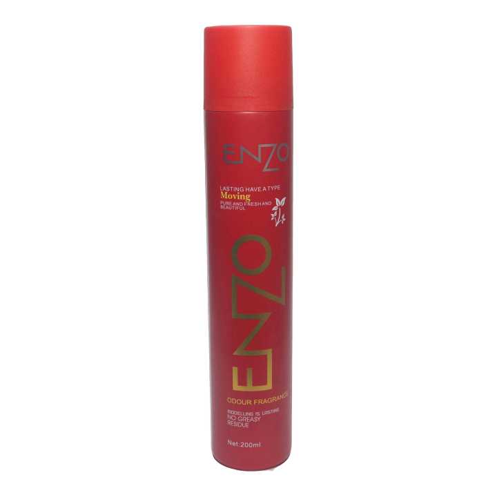 EnZO Odour Fragnance Holding Hard Hair Spray 200ml