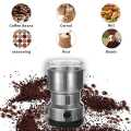 Coffee Grinder Multifunctional Stainless Steel Grinder Portable Milling Machine 150W. 