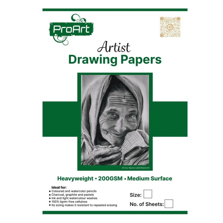 ProArt%20Artists'%20Sketching%20&%20Drawing%20Papers%20200%20GSM%20A4,%2024%20Sheets%20(Heavyweight,%20Medium%20Surface)%20-%20Sketch%20Papers%20%7C%20-%20Image%202