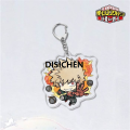 DISICHEN y ero Academia eychain Cartoon Characters ri Izuku akugo atsuki odoroki Shoto ouble Sided Acryl Charm ey Chain New style. 