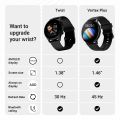 Noise Twist Round dial Smart Watch with Bluetooth Calling, 1.38" TFT Display, up-to 7 Days Battery, 100+ Watch Faces, IP68, Heart Rate Monitor, Sleep Tracking (Jet Black). 