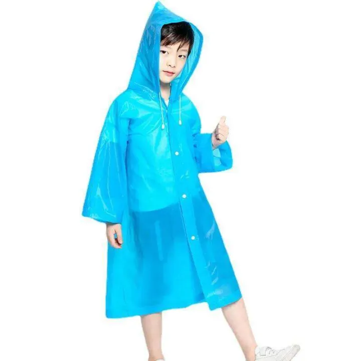 poncho%20Waterproof%20reusable%20with%20hood%20Childrens%20outdoor%20travel%20portable%20transparent%20raincoat%20-%20Image%203