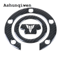 Ashunqiwen 【Innovative design】Mt-07 Mt-09 Mt-10 Motorcycle Fuel Tank Cap Decal Sticker For Yamaha Mt07 Mt09 Mt10 2014 2015 2016 2017 2018-2020 3d Carbon Look. 