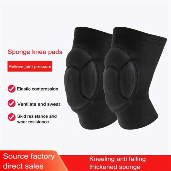 1%20Pair%20Protective%20Knee%20Pads%20Thick%20Sponge%20Football%20Volleyball%20Extreme%20Sports%20Anti-Slip%20Collision%20Avoidance%20Elastic%20Kneepad%20Brace%20-%20Image%204