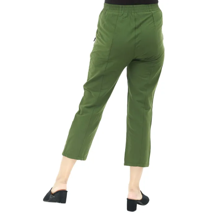 Green%20Cotton%20Side%20Pocket%20Design%20Touser%20For%20Women%20-%20Image%205