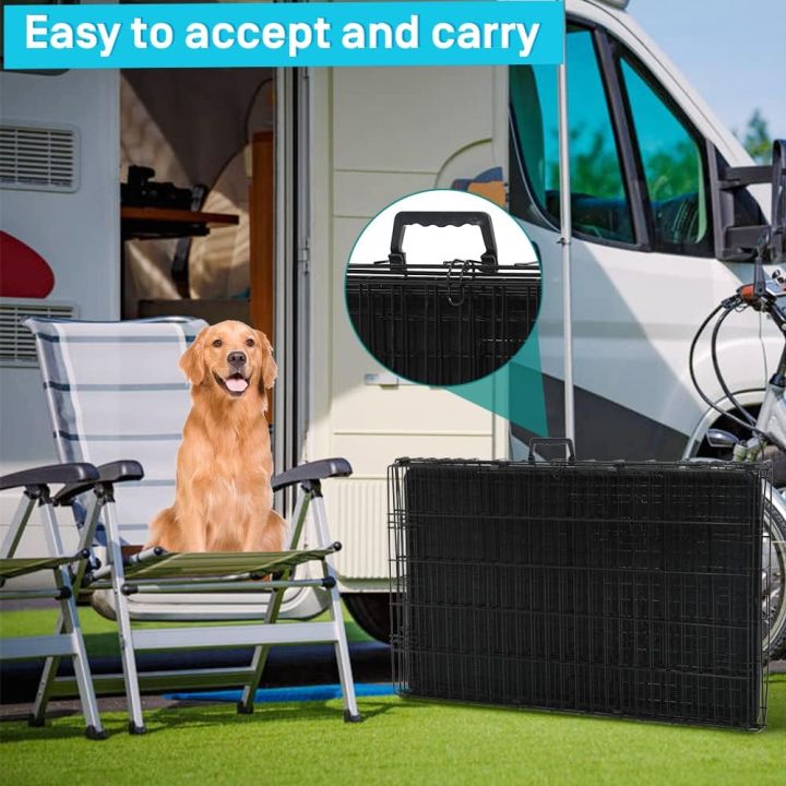 Foldable%203ft%20Bold%20Wire%20Pet%20Dog%20Cage%20For%20Dogs%20Cats%2093cm%20By%20HAMROPETS%20-%20Image%204