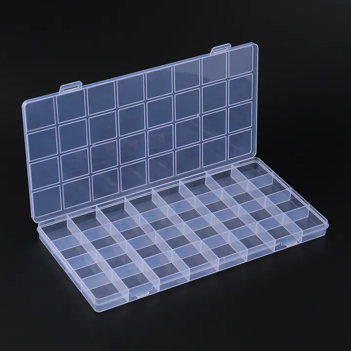 32%20Grid%20Compartment%20Plastic%20Transparent%20Storage%20Box%20Jewelry%20Earring%20Bead%20Screw%20Holder%20Case%20Display%20Organizer%20Container%20Conbo%20-%20Image%203