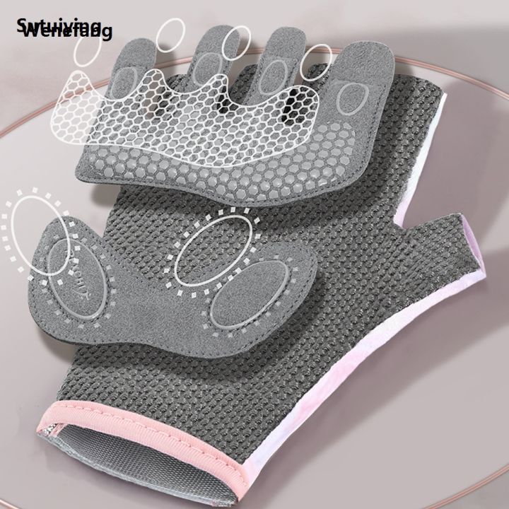Wenefang%20Sutuiying%201Pair%20Gym%20Fitness%20Breathable%20Anti-Slip%20Women%20Men%20Half%20Finger%20Bargain%20Original%20price%20Summer%20Fishing%20Cycling%20Fingerless%20Gloves%20Female%20Bicycle%20Bike%20-%20Image%206