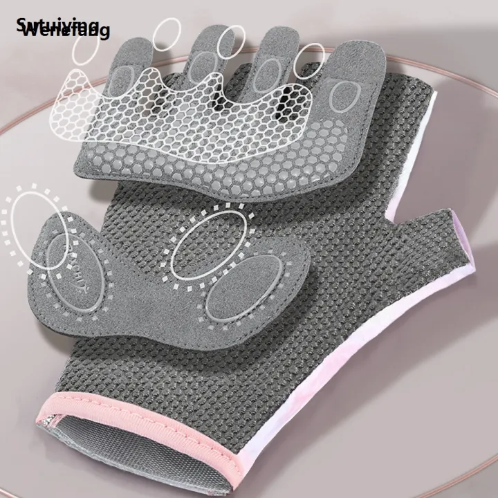 Wenefang%20Sutuiying%201Pair%20Gym%20Fitness%20Breathable%20Anti-Slip%20Women%20Men%20Half%20Finger%20Bargain%20Original%20price%20Summer%20Fishing%20Cycling%20Fingerless%20Gloves%20Female%20Bicycle%20Bike%20-%20Image%206