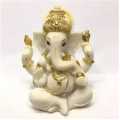Lord Ganesh Bhagwan White Marble Showpiece / God Figure / Statue / Gift Item. 