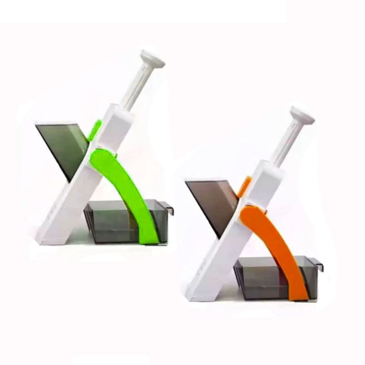 Safe Slice Mandoline Vegetable Cutter Chopper Easy To Use- COLOR MAY ...