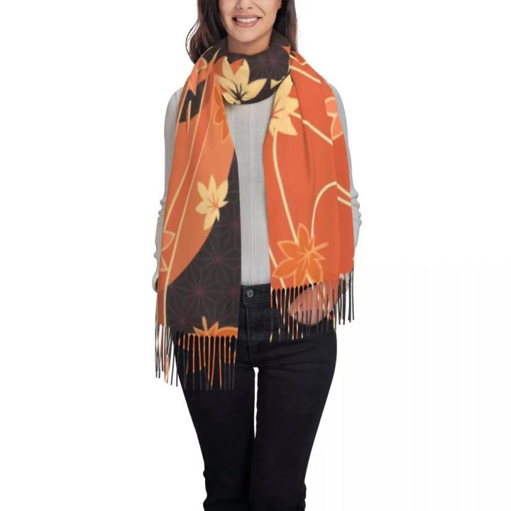 Kaedehara%20Kazuha%20Maple%20Pattern%20Scarf%20Wrap%20Women%20Long%20Winter%20Fall%20Warm%20Tassel%20Shawl%20Unisex%20Genshin%20Impact%20Anime%20Game%20Scarves%20-%20Image%202