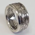 【Happy LifeStore||n】men antique coin ring American dollar sterling silver rings for men. 
