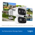 TP-Link Tapo C246D Indoor/Outdoor 2K 3MP Dual Lens Pan/Tilt Security Camera  Free AI Detection Full-color Smart Night Vision, 2-Way Audio Works with Alexa, Google Assistant & Samsung SmartThings. 