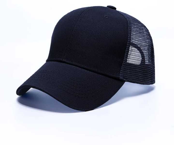 Plain%20Black%20Net%20Cap%20For%20Men%20By%20Bajrang%20-%20Image%202