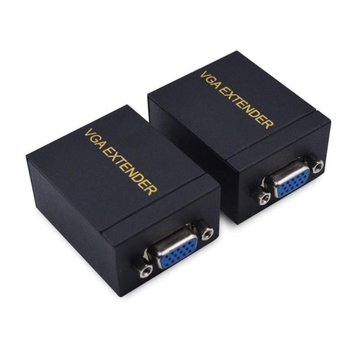 60M%20Vga%20Extender%20Repeater%20Adapter%20Over%20Single%20Rj45%20Cat%205E%20Cat6%20Network%20Cable%20Support%201080P%20Full%203D%20(1%20Transmitter%20+%201%20Receiver)%20-%20Image%202