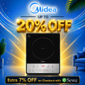 Midea Brand 2100 Watt Induction Cooktop, Model MC-VS2113R-EMC, 2 Years Warranty. 
