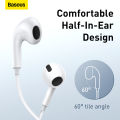 Baseus C17 H17 Type-C 3.5mm Wired Earphones In Ear Earbuds With Mic For Xiaomi Samsung Huawei. 