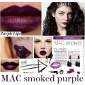 MAC Smoked Purple Matte Lipstick 3 gm - Manufactured In Thailand. 