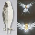 3D Bird Wall Lamp Body Animal Lighting Lustre Modern Creative Atmosphere Halloween Owl Eagle Shape Projector. 