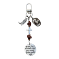 Horse Saddle and Bridle Charm Clip, Bless-This Horse and Rider Keep Safe Bridle Saddle Charm Gifts for F. 