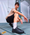 Lotto Autograph Urbano Black Sneaker for Men. 