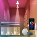 Tuya WiFi GU10 Smart LED Light Bulb Dimmable 6W 220V Smart Life App Control Spotlight Bulb Works with 1PCS. 