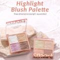 O.TWO.O Highlighter And Blush Palette Makeup Cosmetics for Women. 