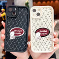 Jizetin for Realme C33 Back Cover Luck White Bear Ladder Camera Soft Rubber Mobile Phone Case. 