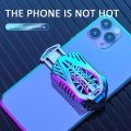 Smart Mobile Phone Radiator Phone Cooling Fan Case Cold Wind Handle Fan For PUBG Phone. 