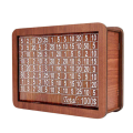 Wooden Piggy Bank for Adult Kids, Money Box with Counter, Reusable Money Box with Counting Target -E. 