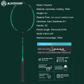 ALP Peacock 4U Premium Full Carbon Fiber Head-Heavy Offensive Racket for Advanced Players and Professionals 100% Original, Supports Custom Weight (24-34 lbs), High-End Custom Racket. 