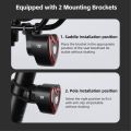 New Type-C Charging Smart Brake Sensing Bike Taillight IPX6 Waterproof Vibration Wake-Up Bicycle Rear Light 4 Lighting Modes Bicycle Tail Light Bicycle Accessories. 