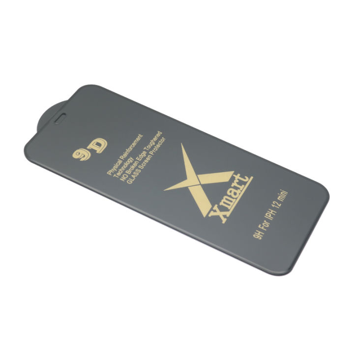 X-Mart%20Glass%20for%20IPhone%2012%20Mini%20-%20Full%20Coverage%209H%20Tempered%20Glass%20Screen%20Protector%20-%20Image%202