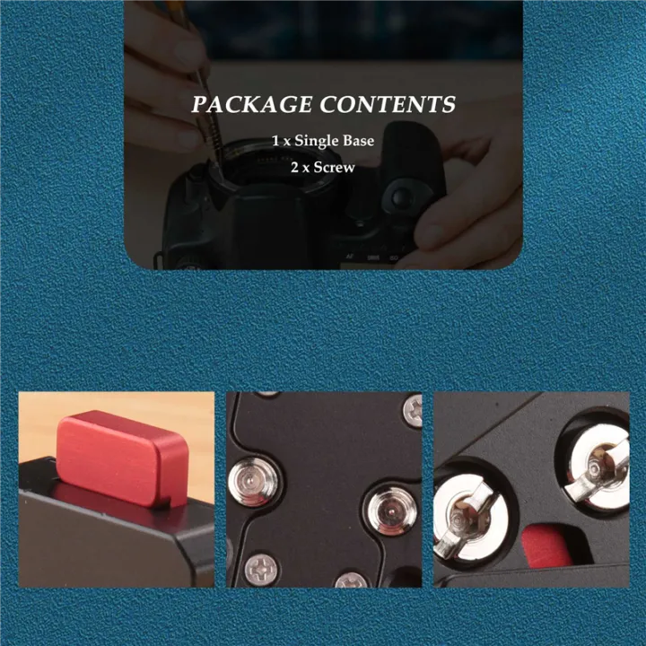 1/4%20Universal%20V%20Mount%20Battery%20Quick%20Release%20Plate%20Adapter%20Black%20-%20Image%205