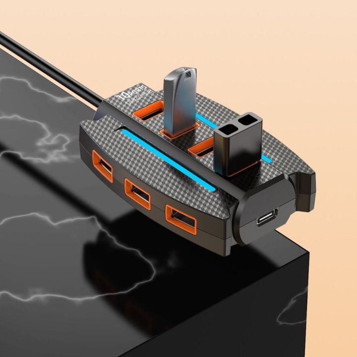 New%2010%20Ports%20USB%202.0%20Splitter%20With%20RGB%20Light%20Multiple%20USB%20Adapter%20Hub%20Expander%205Gbps%20High%20Speed%20USB%20Docking%20Station%20Laptop%20Computer%20PC%20-%20Image%208