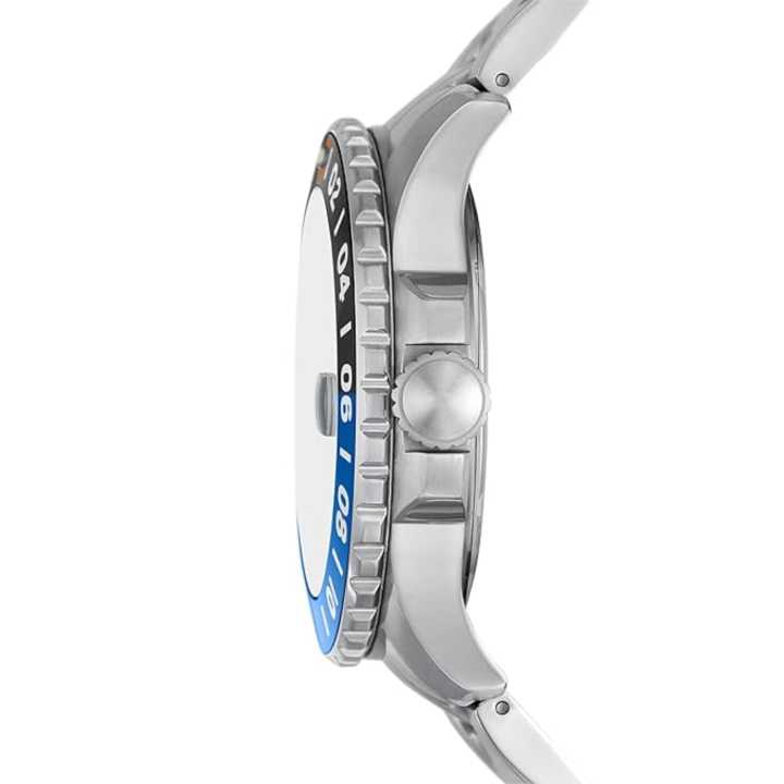 Fossil%20Silver/Blue%20Stainless%20Steel%20Business%20Watch%20For%20Men%20-%20FS5991%20-%20Image%204